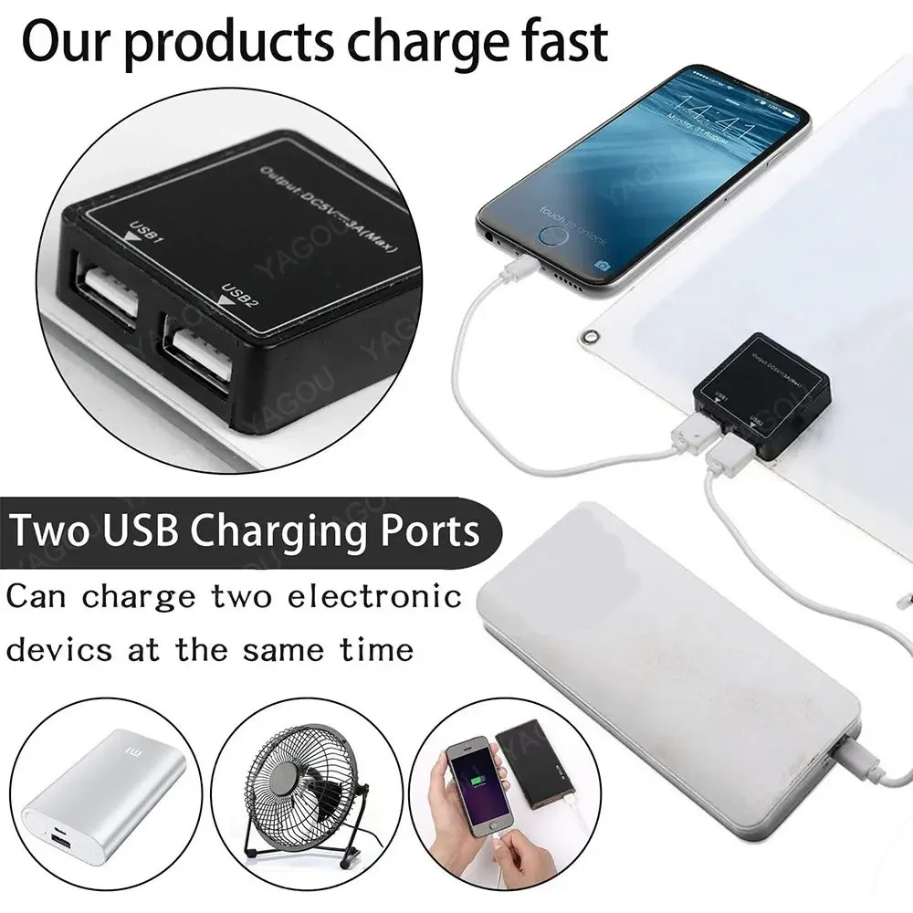 15W 20W Solar Panel Portable C - đánh giá và giá Solar Emergency Charger