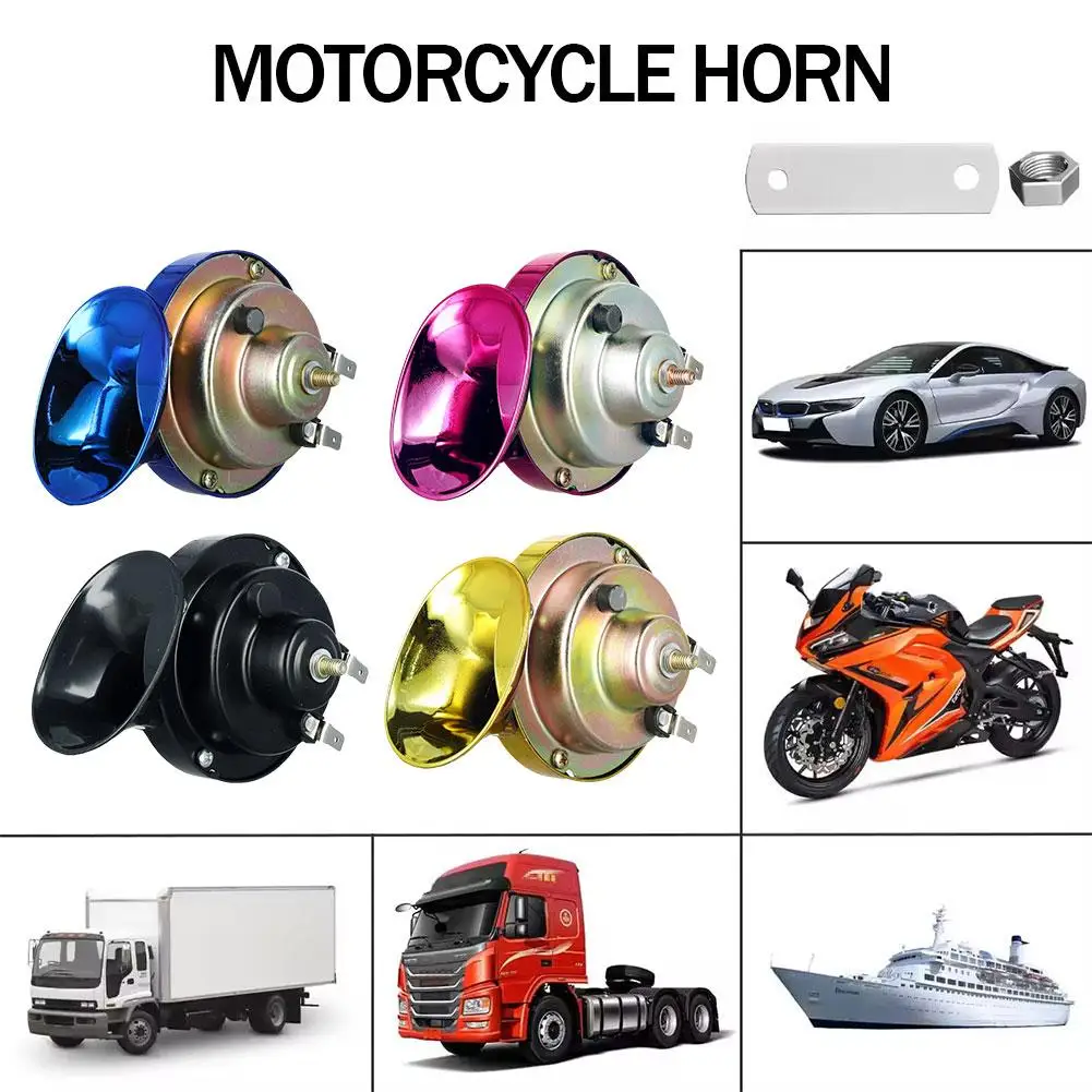 300db 12V Motorcycle Horn Car  - đánh giá và giá Emergency Whistle Loud