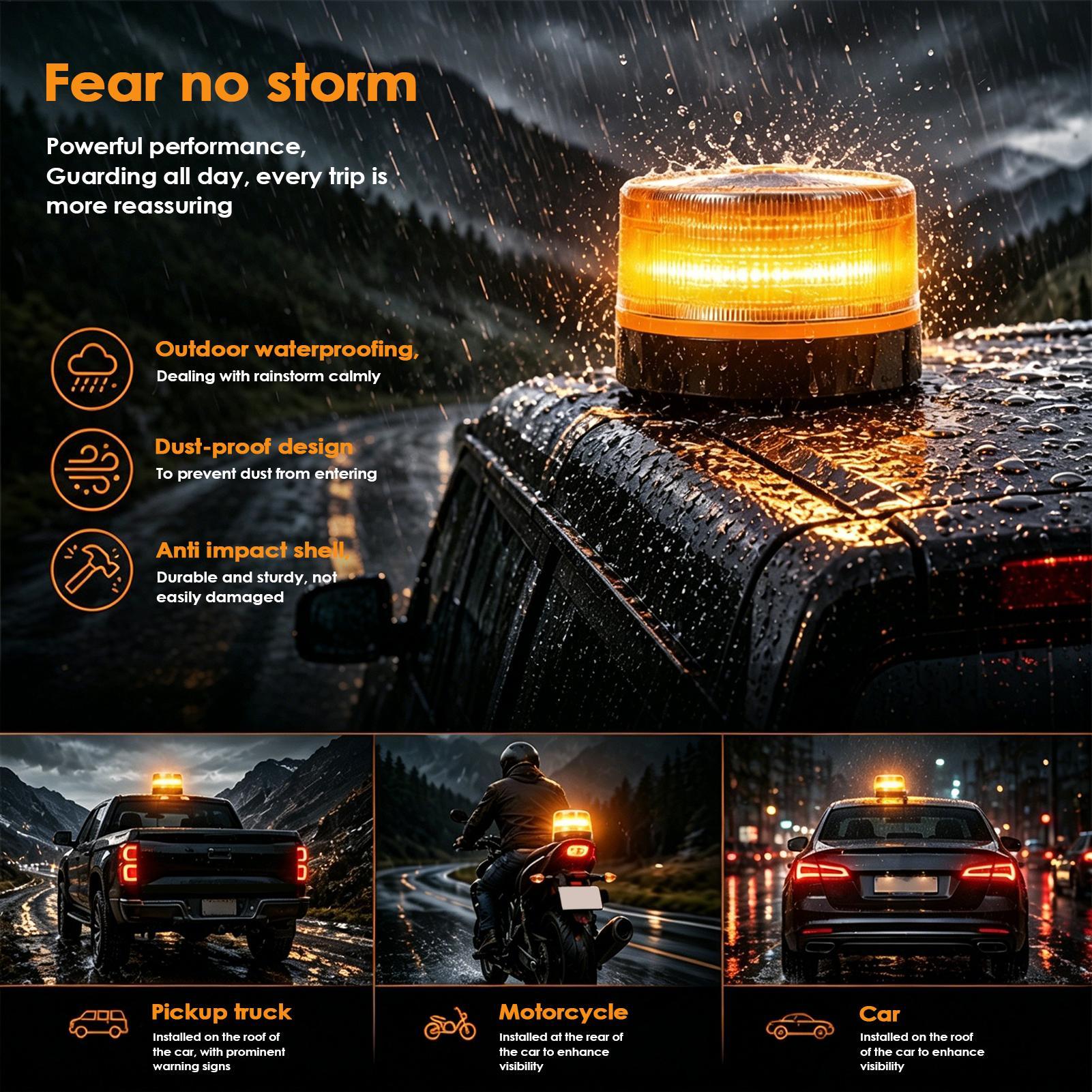 LED Beacon Light Amber Flashin - đánh giá và giá Sos Light Strobe