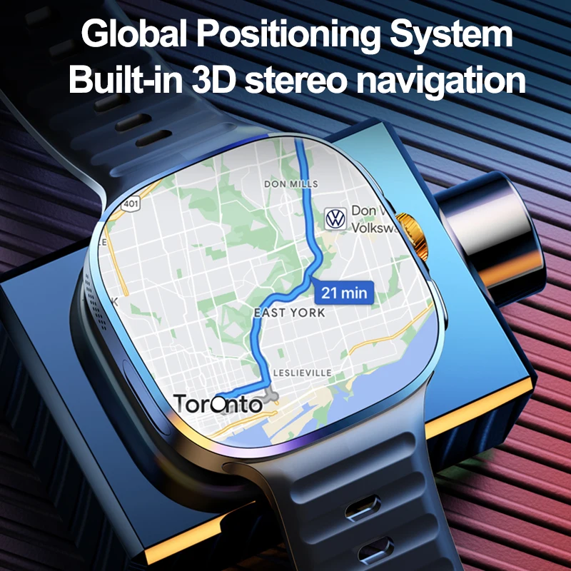 New Large Screen Smartwatch 4G - đánh giá và giá Compass Lensatic