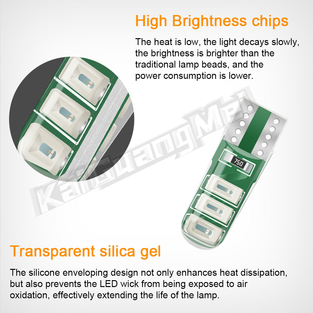 2 Chiếc T10 W5w Led Tấm Chắn Á - đánh giá và giá Sos Light Strobe