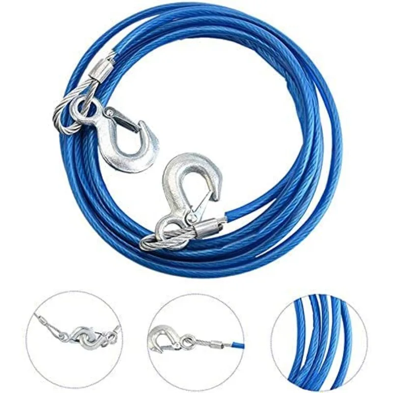 Car Towing Rope 3-7 Tons Steel - đánh giá và giá Rescue Rope Throw