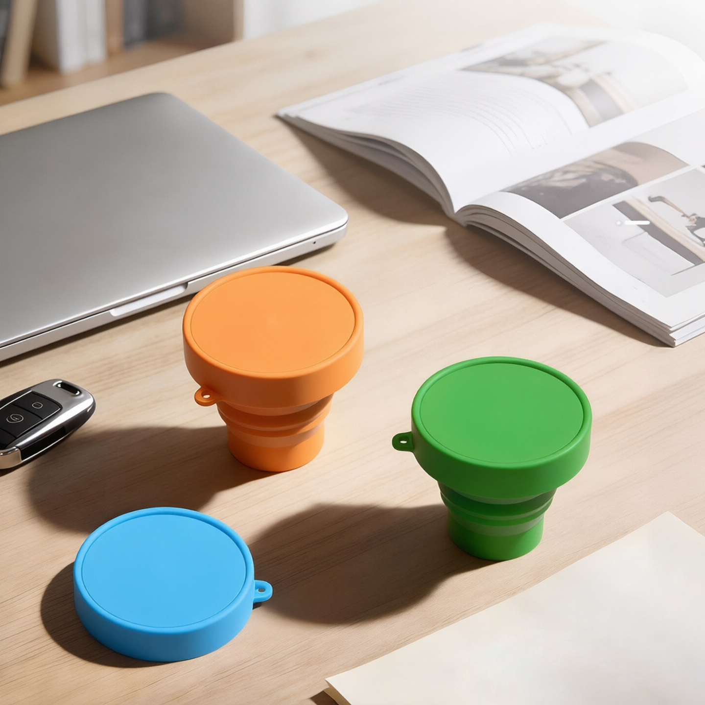Portable Collapsible Silicone  - đánh giá và giá Water Bag Collapsible